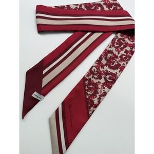 100% Authentic Ferragamo - Silk Pink Purple with‎ box